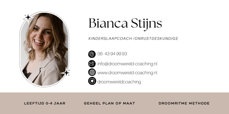 Bianca Stijns kinderslaapcoach en onrustdeskundige